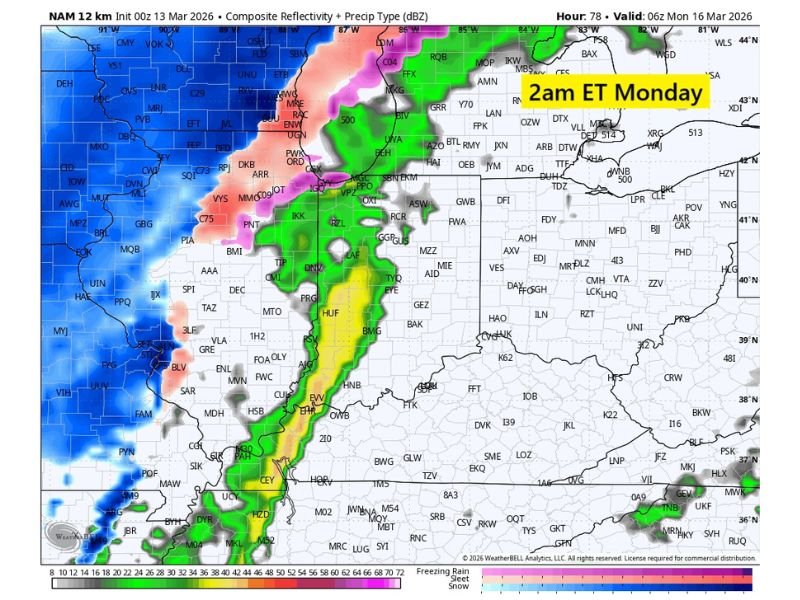 Illinois and Indiana Storm Whiplash: Thunderstorms Could Turn to Snow Overnight as Powerful Cold Front Crashes In