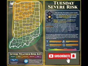 Indiana Braces for Overnight Severe Weather Tuesday as Strong Tornadoes, Hail and Damaging Winds Become Possible