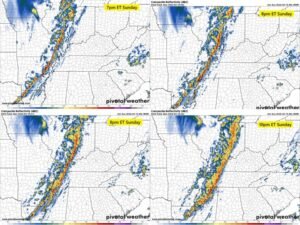 Kentucky, Tennessee and Carolinas Could See Dangerous Sunday Night Storm Line With Damaging Winds and Tornado Threat