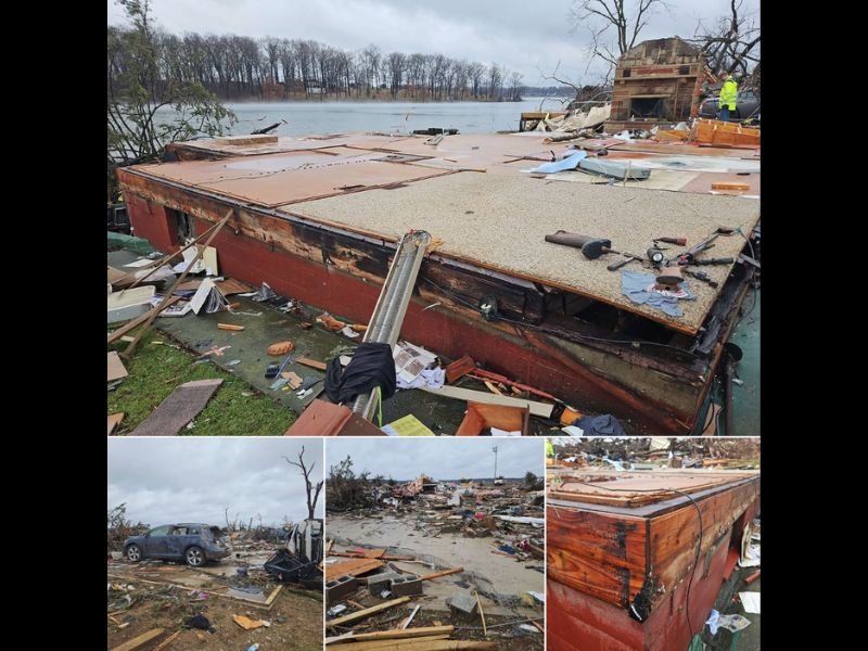 Michigan Tornado Near Union City Confirmed as EF-3 With 150 MPH Winds After Survey Correction, Damage Investigation Still Ongoing