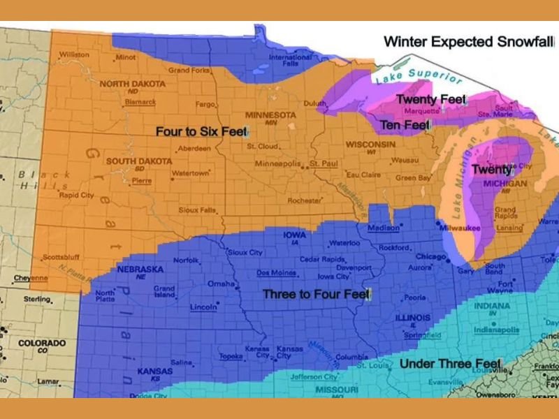 Minnesota, Wisconsin and Michigan See Strong Snow Season Totals While North Dakota and Northern Plains Fall Below Expectations Along I-90 Corridor