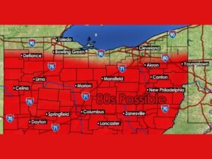 Ohio Set for First Widespread 80 Degree Surge of the Season Tuesday March 31 With Sunshine and Minimal Storm Risk