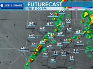 Severe Storms Expected to Ignite Between 6–8 PM Across Oklahoma and Northwest Arkansas With Threat of Large Hail, Damaging Winds and Possible Tornadoes
