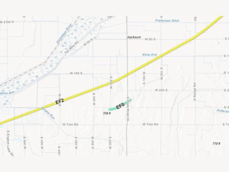 Stark County Indiana Sees Rare Twin Tornado Event as EF-2 Wedge Tornado and EF-0 Satellite Tornado Hit Same Area