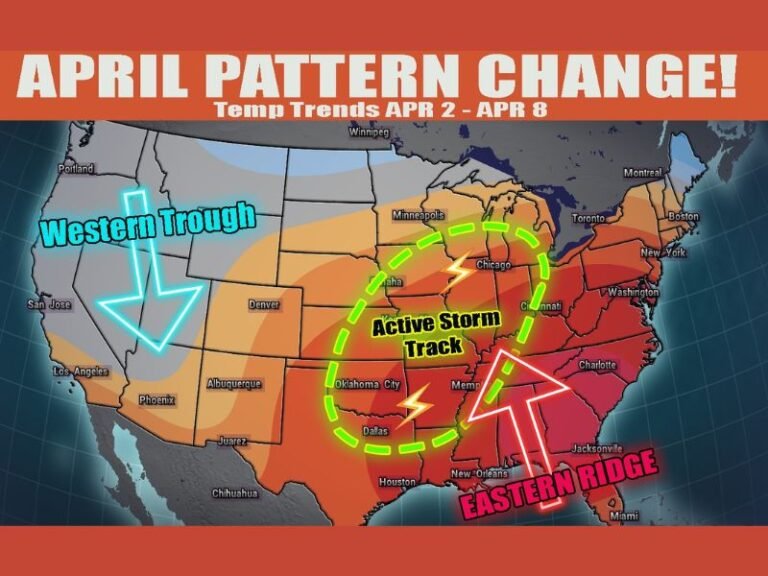 Texas, Oklahoma, Arkansas, Missouri, Illinois, Indiana, Kentucky and Tennessee in Focus as Early April Pattern Shift Signals Active Severe Storm Track