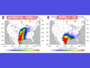 Texas, Oklahoma, Kansas, Arkansas and Louisiana Could See Big Severe Storm and Tornado Threat Surge From Late March Into Mid April