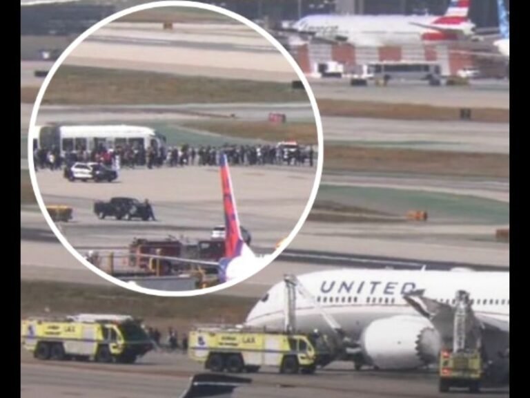 United Airlines Flight Evacuated at Los Angeles International Airport After Reported Engine Fire, Prompting Temporary Ground Stop at LAX