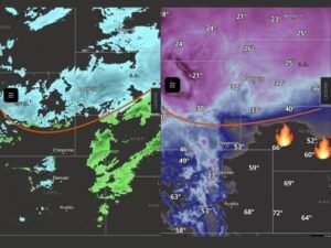 Wyoming, Colorado and Nebraska Face Powerful Arctic Front With 60 MPH Winds, Snow Squalls and Rapid 25° Temperature Drop