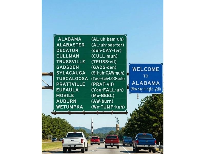 Alabama Drivers Warned About I-65 Weekend Traffic Surge as Locals Share Correct Pronunciations to Spot Out-of-Town Visitors