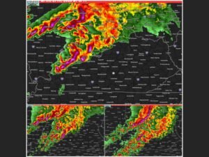 Damaging Winds Heavy Rain and Strong Tornado Threat Strikes Kentucky Illinois Missouri and Indiana With Severe Storm Line Moving Through Monday Evening Into Overnight
