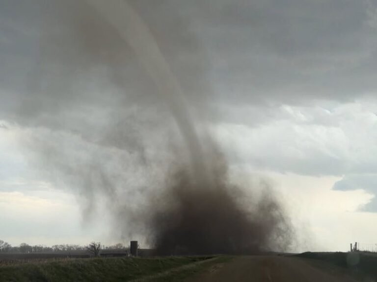 Iowa Storm Chasers Document 5 Tornadoes Including Dangerous HP Twisters and Rope Tornado Near Onslow