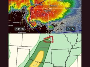 Large Tornado Confirmed South of Kansas City Near Ottawa and Wellsville as Oklahoma Reloads for Higher Severe Storm Risk Across a Larger Area Monday