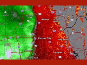 Likely Unwarned Tornado in Kansas City, Missouri as Dangerous Rotation Targets West Side, Shawnee, Gladstone and Independence