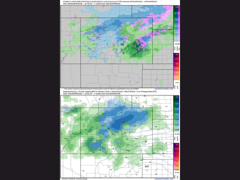 More Snow Still Coming for the Central and Northern US, GFS and EURO Models Agree Busy Winter Pattern Returns as Early as Friday