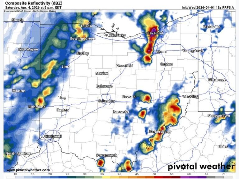 Northern Ohio Including Cleveland, Toledo and Akron Could See Severe Storms Saturday as Early Signals Point to Unstable Setup With Multiple Threats