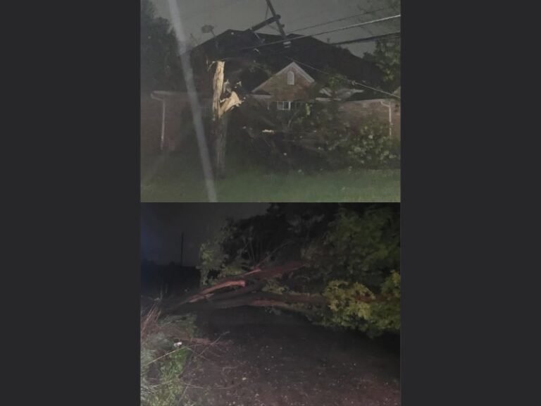 Oklahoma Storms Cause Significant Damage Across Muskogee With Downed Trees and Destroyed Structures Reported Tuesday Night