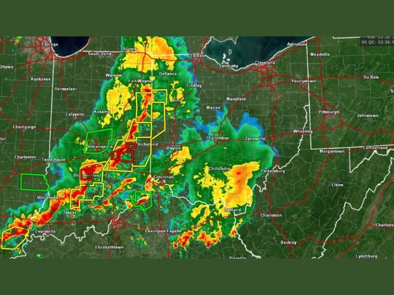 Severe Thunderstorm Watch With Damaging Winds Tornado Potential and Flooding Rain Moves Into Western Ohio Along and West of I-75 Until 4 AM Tuesday April 27