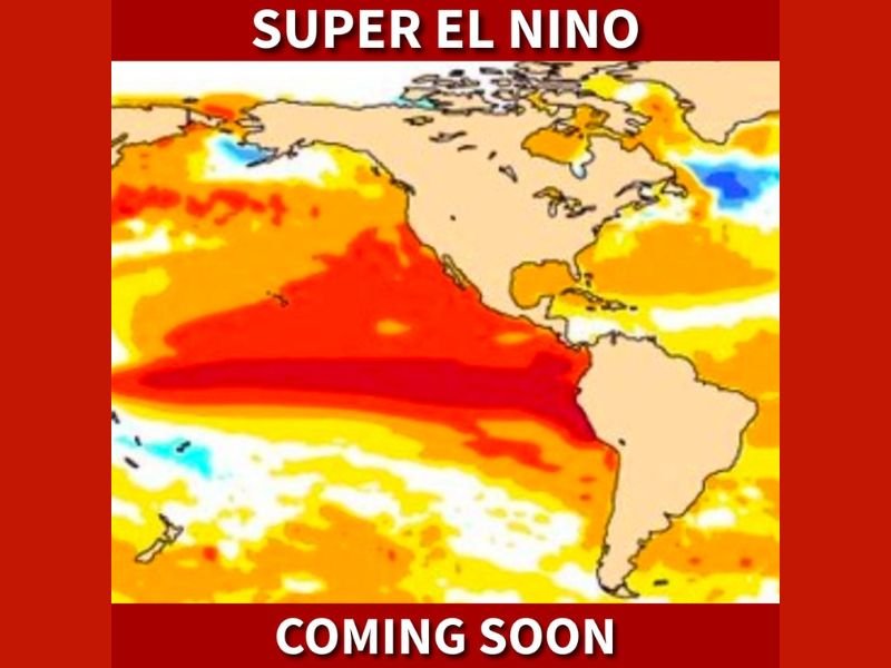 Super El Niño Expected to Develop Across Pacific Could Reshape U.S. Weather, Weaken Hurricanes and Bring Stormy Winter to Southern States
