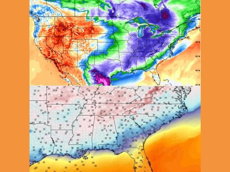 Texas, Louisiana, Mississippi, Alabama and Georgia Could See Late-April Cold Blast as GFS Model Signals Feels-Like Temperatures Falling Into 20s and 30s Around April 16