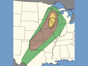 Texas, Oklahoma, Kansas, and Missouri Face Major Severe Weather Outbreak With EF-3 Tornadoes, Damaging Winds, and Large Hail Possible Saturday