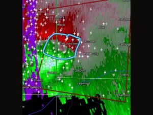 Tornado Warned Storm Approaches Joplin Missouri With Dangerous Rotation Detected Near Carl Junction Threatening Webb City Oronogo and Surrounding Communities