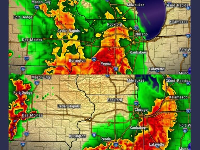 Two Wave Severe Storm Threat to Strike Illinois, Iowa and Wisconsin Monday With Damaging Winds, Large Hail and Tornadoes as Level 3 Enhanced Risk Holds With Possible Level 4 Upgrade