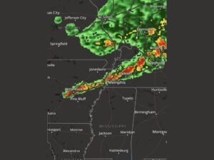 Dangerous Squall Line Pushes Through Arkansas, Tennessee, Western Kentucky and North Mississippi Overnight With Damaging Winds, Tornadoes and Torrential Rain After 11 PM