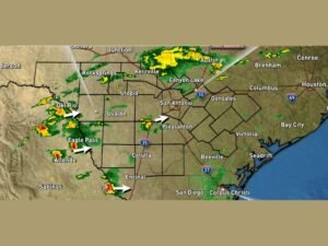 Developing Showers and Thunderstorms Rapidly Increasing Across South and Central Texas Thursday Night With Radar Filling In Toward San Antonio, Austin, Kerrville, and Del Rio