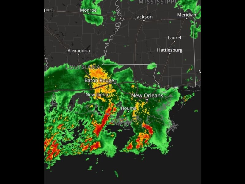 Heavy Rain and Flooding Drench Southeast Louisiana as Baton Rouge and New Orleans Take a Direct Hit From an Intense Gulf Coast Storm System