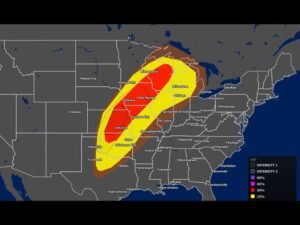 Historic CIG 2 Severe Weather Risk Issued for the First Time in SPC History Targeting Central Plains to Great Lakes Monday With EF3 Tornadoes and Giant Hail Threatening Millions