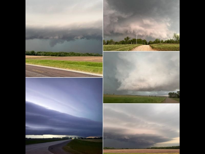 Massive HP Supercell With Multiple Rotation Areas and Possible Brief Tornado Tracked From Trenton to Brookfield Missouri as Dangerous MCS Complex Follows Overnight