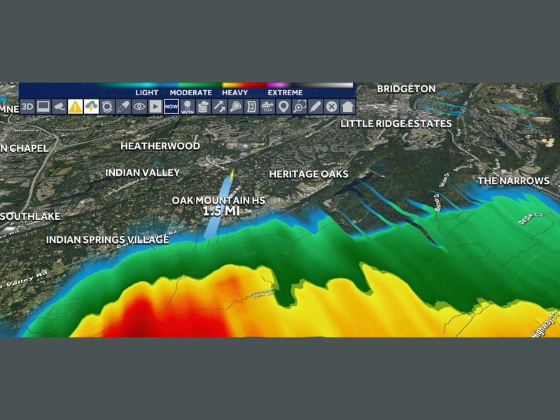 Rare Positive Lightning Strike Hits Near Caldwell Mill Road in Shelby County Alabama Just After 10 PM as Deadly Bolt From the Blue Phenomenon Explained Ahead of Memorial Day Storm Week