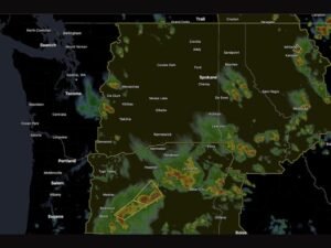 Rare Severe Thunderstorm Watch Issued for All of Eastern Washington Ending a 1102 Day Streak With 75 MPH Gusts and Golf Ball Size Hail Possible Through Midnight