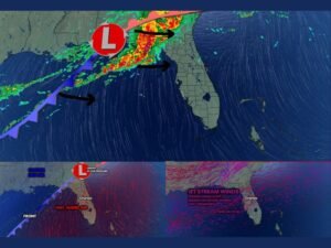 Tornadoes and Damaging Winds Likely as Big Severe Storm Line Targets Florida Panhandle and North Florida Saturday May 2 With Classic Jet Stream and Humid Air Setup Accelerating Timing to Midday