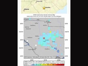 USGS Confirms Loud Boom Near Columbia South Carolina Was a Sonic Boom Felt Across 100 Miles With Meteor or Space Debris as Most Likely Source