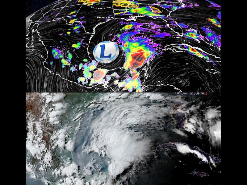 Disorganized Tropical Moisture Flaring Over the Gulf With Higher Downpour Chances Arriving in Southeast Texas Friday and Saturday Despite Low Organization Threat