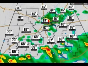 Flash Flood Risk and Tropical Wave Threaten Alabama Thursday and Friday With Isolated Tornado Possible as Flood Watches Stretch From Texas to Mississippi