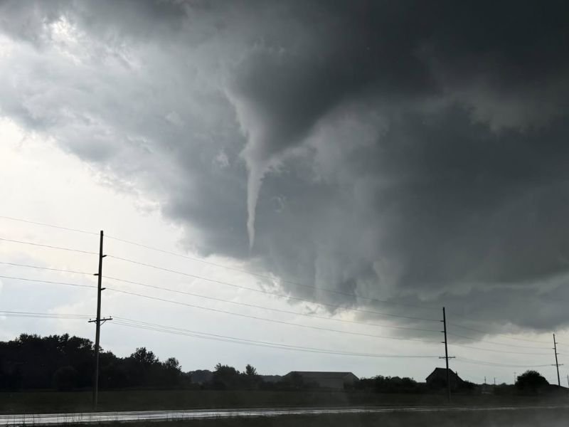 Numerous Tornadoes and Intense Winds Tear Through Illinois Indiana and Michigan as Atmosphere Rapidly Recovers Producing Violent Storm Outbreak From Wenona to Chicago
