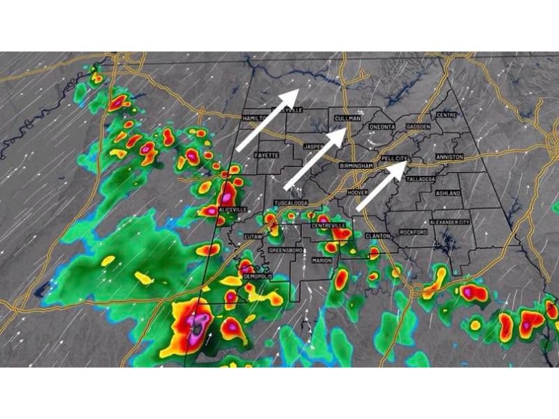 Severe Storms and Renewed Flooding Threaten Alabama Father's Day Through Monday as Saturated Ground Raises Damaging Wind and Rainfall Concerns Statewide