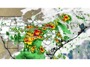 Showers and Thunderstorms Set to Develop Late Tonight Near San Antonio With Heaviest Activity Expected Between 11 PM and 2 AM Saturday Morning Across South Texas