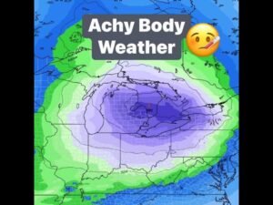 Strong Great Lakes Low Pressure Triggers Joint Aches Headaches and Sinus Pain as Atmospheric Pressure Swings Rapidly Thursday