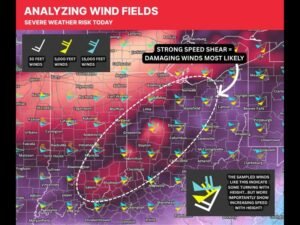 Strong Speed Shear Makes Damaging Winds the Primary Severe Weather Risk Across the Miami Valley and Ohio Region Wednesday With Tornadoes a Secondary Threat