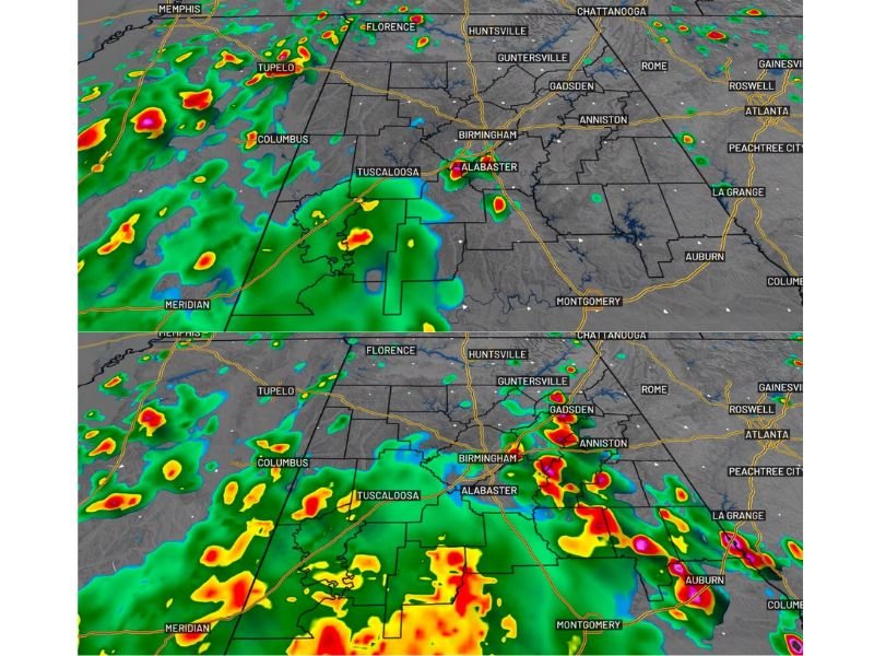 Tropical Remnants Bring 4 to 5 Inch Flooding Threat and Brief Tornado Risk Across South Alabama Through This Weekend