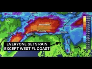 Tropical System Dumps Over 5 Inches on the Florida Panhandle and Alabama Over the Next 5 Days While the West Florida Coast Stays Dry